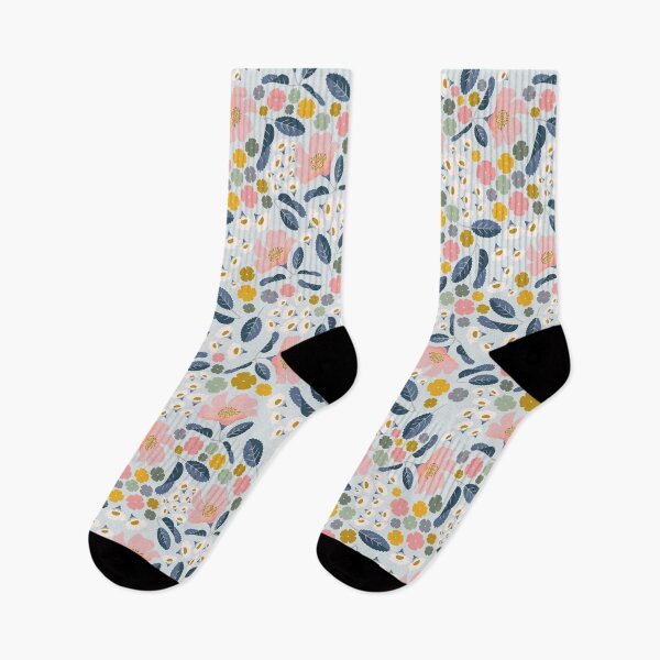 Item preview, Wild Rosa - Woodland Geo Floral designed and sold by Jenny Lemon.