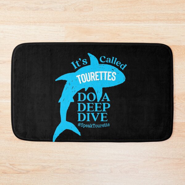 Item preview, It’s called Tourettes Do A Deep Dive, Shark Under Sea, Tourette Syndrome Awareness  designed and sold by MJDezigns.
