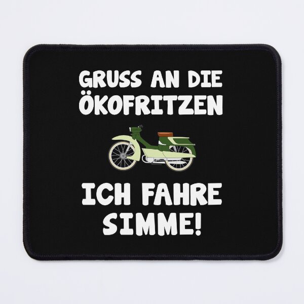 Item preview, Simme driving s51 moped environment saying designed and sold by Onorato Bellgardt.