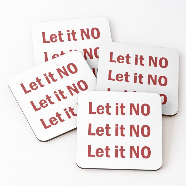 Item preview, Let it NO designed and sold by ValentinaHramov.