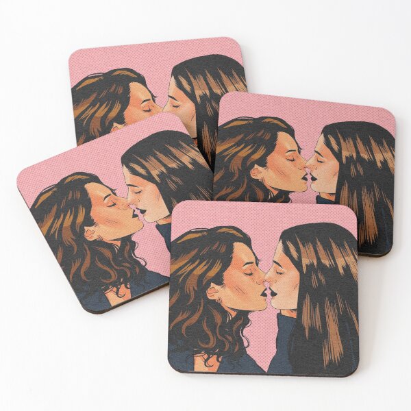 Item preview, gigi and dani kiss designed and sold by kathiweb.