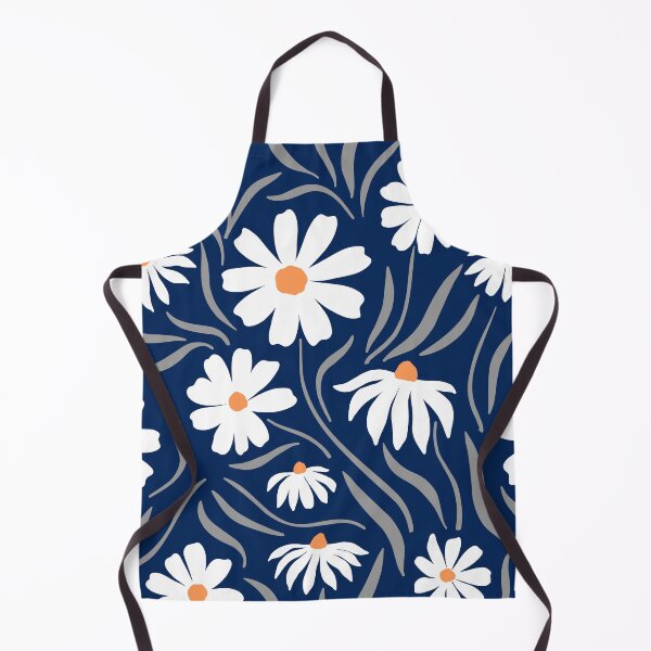Item preview, Harper Florals, Navy, Gray, Orange designed and sold by meggydesigns.