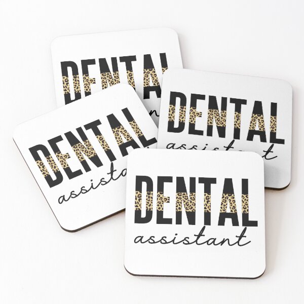 Item preview, Dental Assistant Cheetah print | RDA Registered Dental Assistant Leopard typography designed and sold by Violet Treasures.