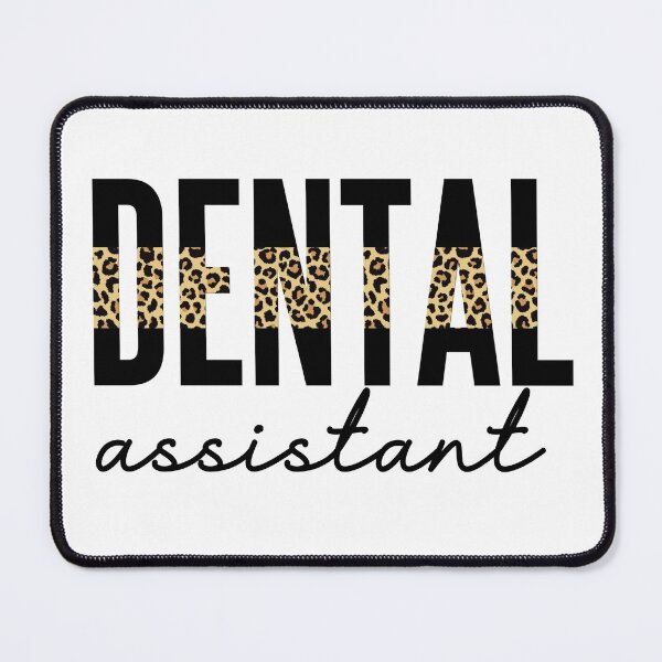 Item preview, Dental Assistant Cheetah print | RDA Registered Dental Assistant Leopard typography designed and sold by Violet Treasures.