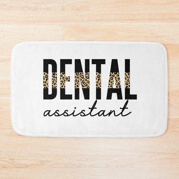 Item preview, Dental Assistant Cheetah print | RDA Registered Dental Assistant Leopard typography designed and sold by Violet Treasures.