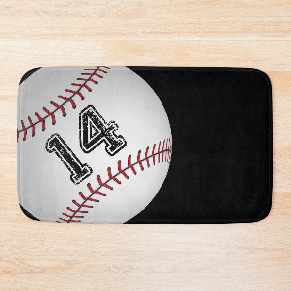 Item preview, Baseball ball number 14, fourteen  designed and sold by TheCultStuff.
