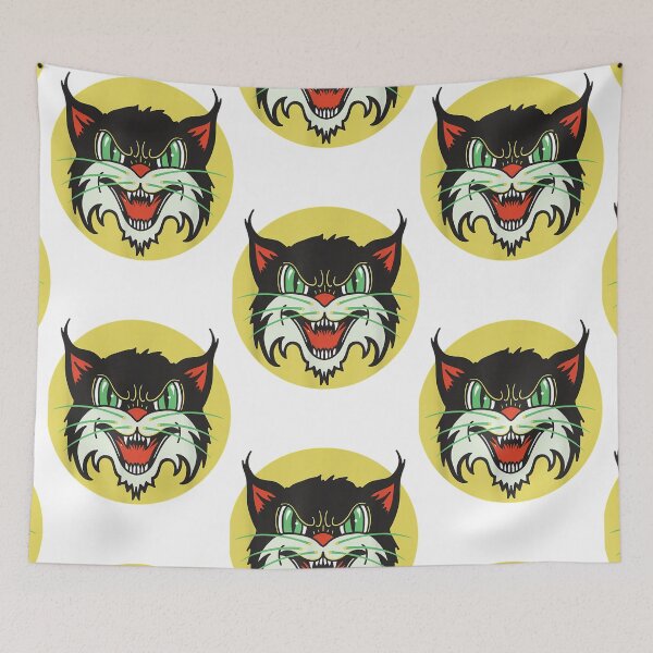 Item preview, Vintage Halloween Alley Cat Hiss Men Women designed and sold by JuriSchumacher.