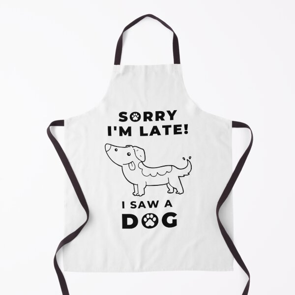 Item preview, Sorry I Am Late I Saw A Dog Cartoon designed and sold by Artventurous.