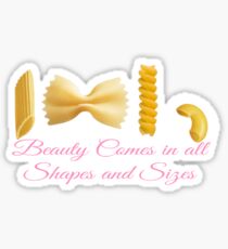 Pasta is Beautiful Sticker