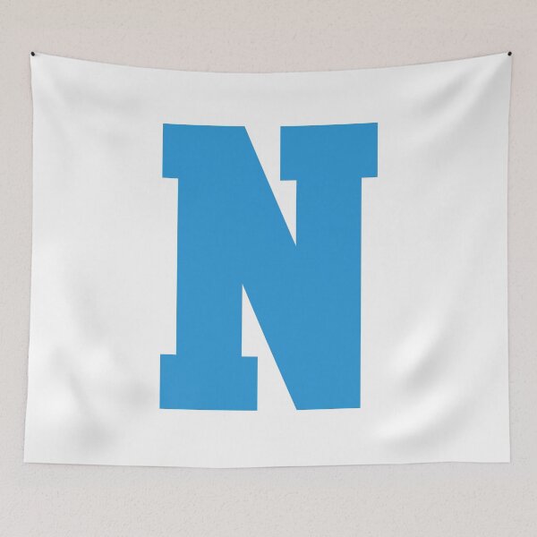 Item preview, Alphabet, Blue N, Sports letter N designed and sold by TheCultStuff.