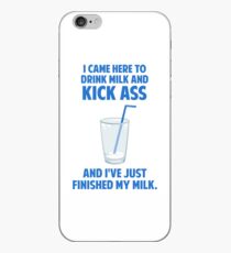 Drink Milk and Kick Ass iPhone Case