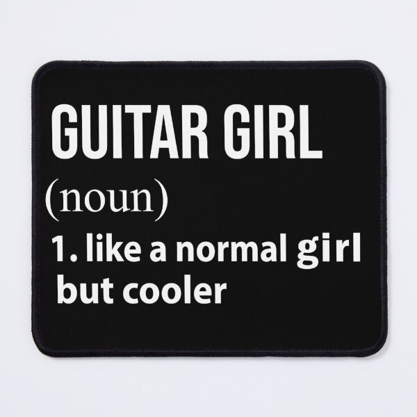 Item preview, Guitar Girl like a normal Girl but cooler designed and sold by NgocLanDesign.