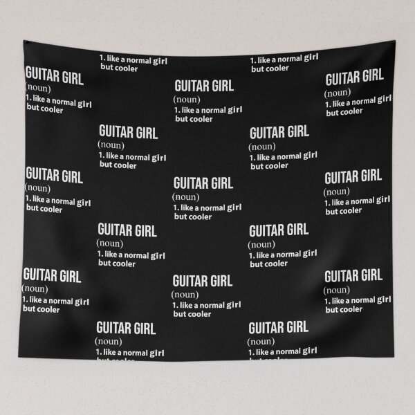 Item preview, Guitar Girl like a normal Girl but cooler designed and sold by NgocLanDesign.