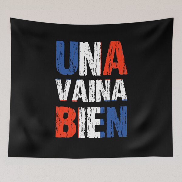 Item preview, Una Vaina Bien Dominican Republic Flag designed and sold by Nirvanibex.