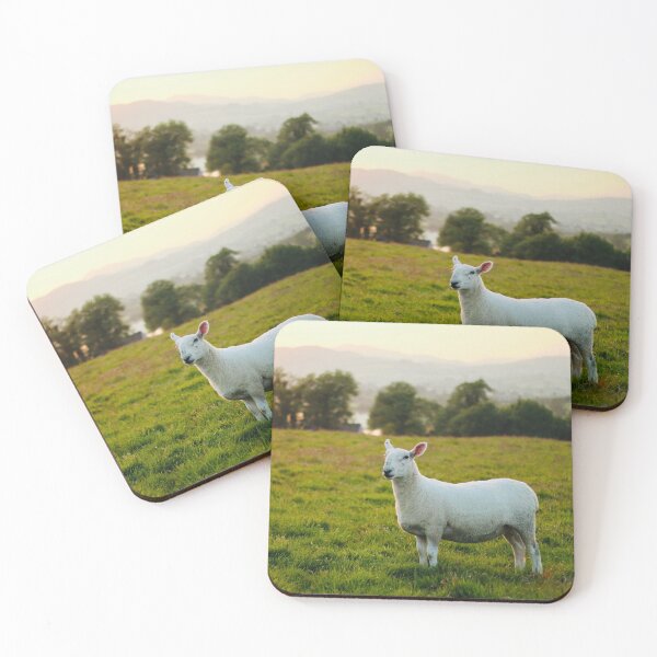 Item preview, Heather the Pet Sheep at Sunset designed and sold by thegreendogs.