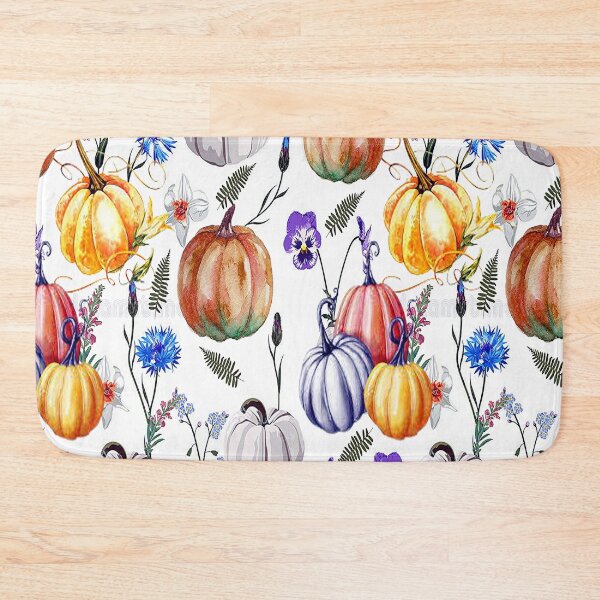 Item preview, Pumpkins and Flowers,Plaid and all things pumpkin Thanksgiving ,Thankful Grateful Blessed, Pumpkin spice and all things nice designed and sold by Adri Barnard.