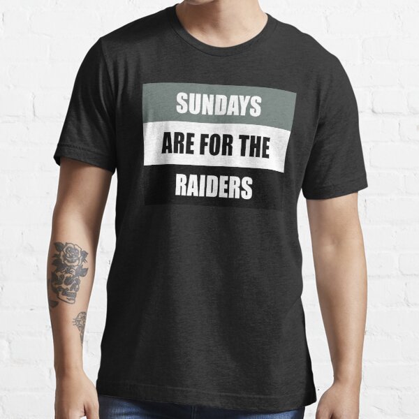 Oakland Raiders Sunday Funday Football T-Shirt - Raiders Shirts