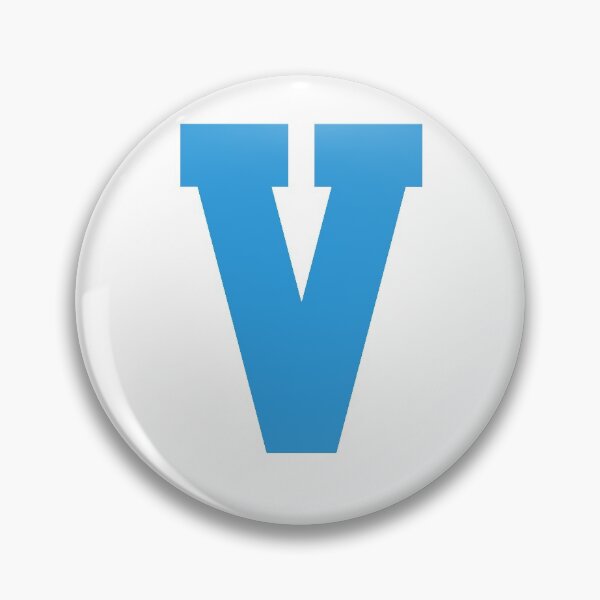 Item preview, Alphabet, Blue V, Sports letter V  designed and sold by TheCultStuff.