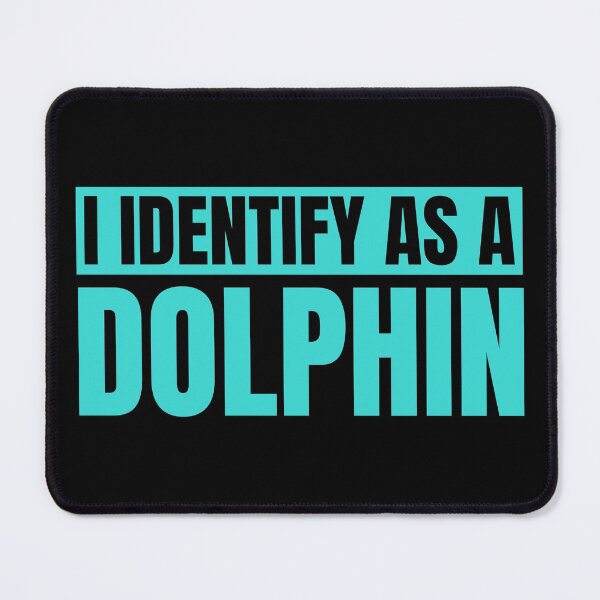 Item preview, I Identify As A Dolphin - One Breath Freediving designed and sold by cotros.