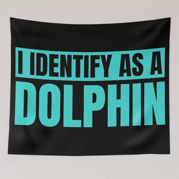 Item preview, I Identify As A Dolphin - One Breath Freediving designed and sold by cotros.