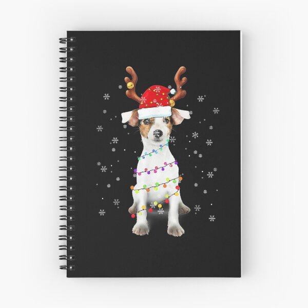Item preview, Santa Jack Russell Gorgeous Reindeer Light Christmas T-Shirt designed and sold by Persson-Brydson.