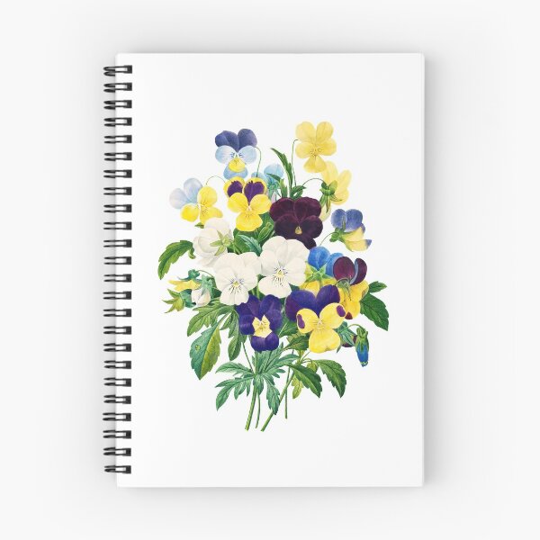 Item preview, Pansy bouquet, from Choix des plus belles fleurs, by Pierre-Joseph Redoute  designed and sold by lamalee.