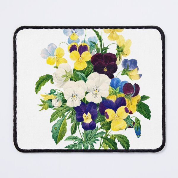 Item preview, Pansy bouquet, from Choix des plus belles fleurs, by Pierre-Joseph Redoute designed and sold by lamalee.