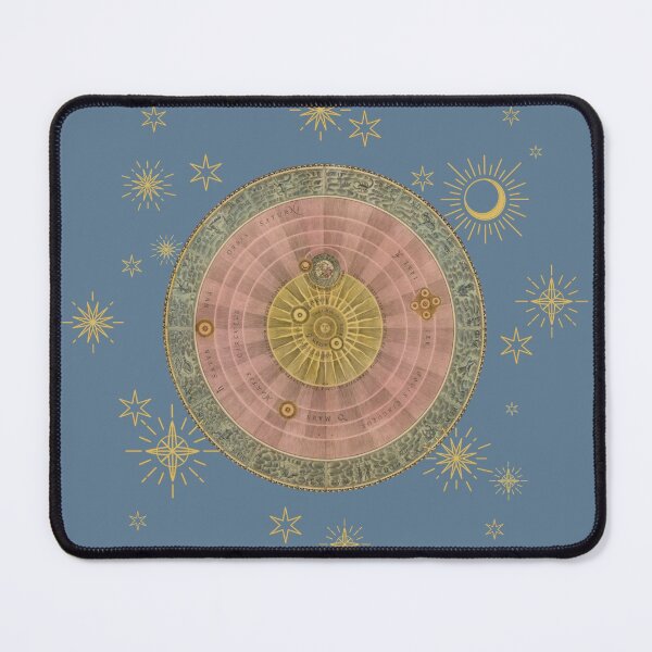 Item preview, Beautiful Vintage Pink Celestial Stars And Planets designed and sold by TrulyEpoque.