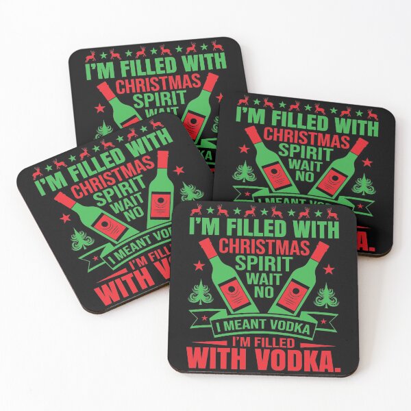 Item preview, I'm Filled With Christmas Spirit, I Meant Vodka designed and sold by Gevover.