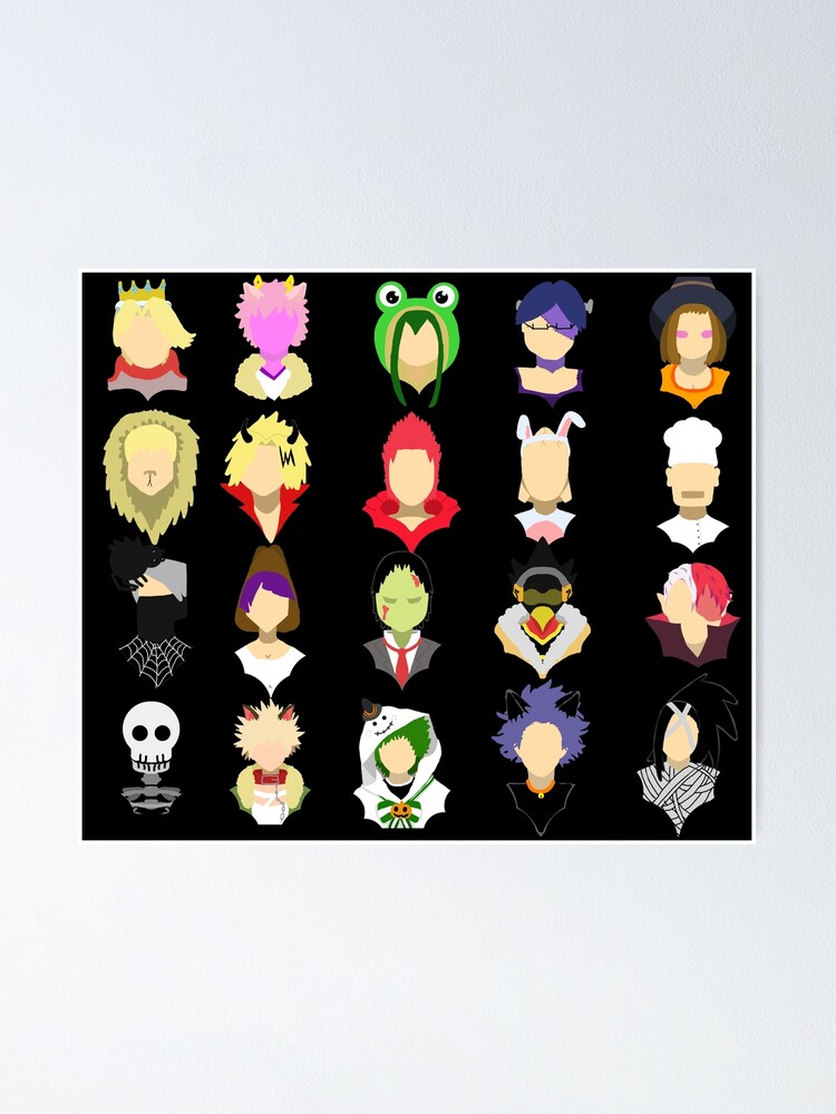"Halloween MHA" Poster for Sale by RPSDesigns Redbubble