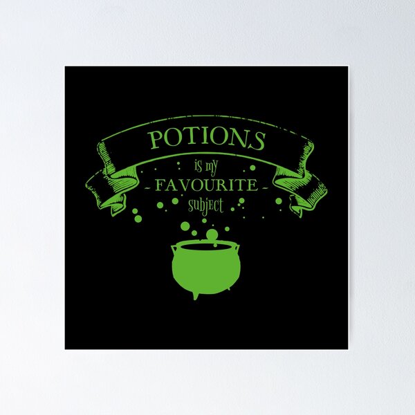 Item preview, Potions is my favorite subject designed and sold by PoeticGear.