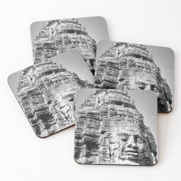 Item preview, The Bayon Smiling Stone Faces designed and sold by sinseeho.