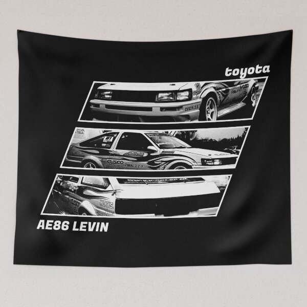 Item preview, TOYOTA COROLLA AE86 LEVIN D1GP Black 'N White Archive 2 (Black Version) designed and sold by Cero81.