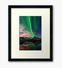 Aurora Borealis - Svolvaer, Norway Framed Print