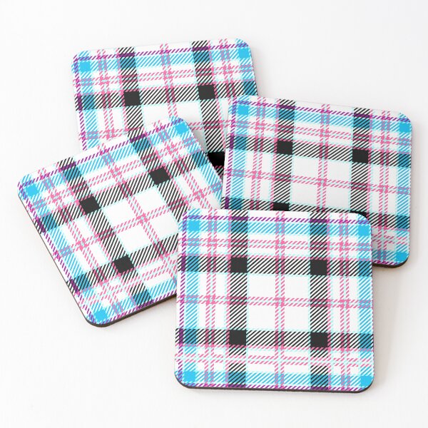 Item preview, Tartan - Pink, Blue and Black designed and sold by bunbun369.