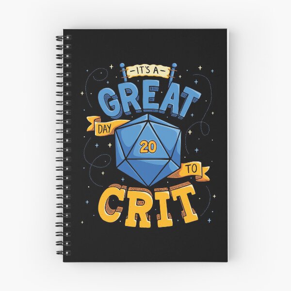 Item preview, It’s a Great Day to Crit designed and sold by GeekyMumDesigns.