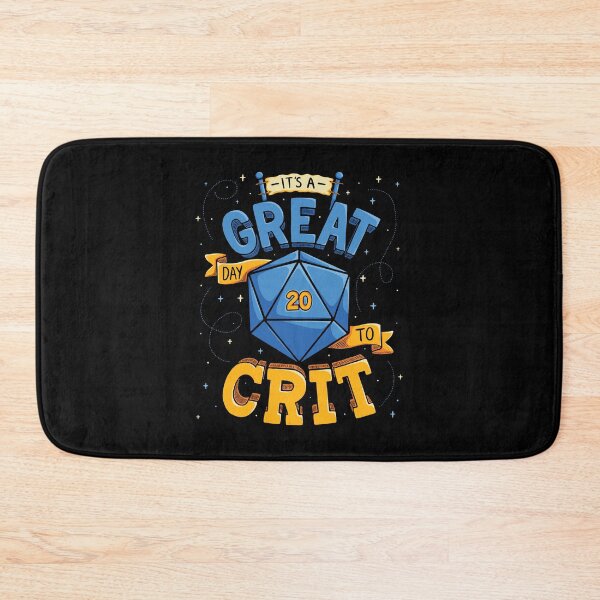 Item preview, It’s a Great Day to Crit designed and sold by GeekyMumDesigns.