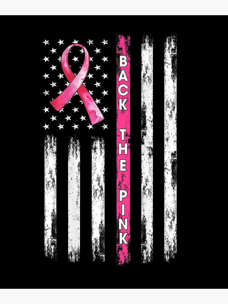 Pink Ribbon Breast Cancer Awareness Flag