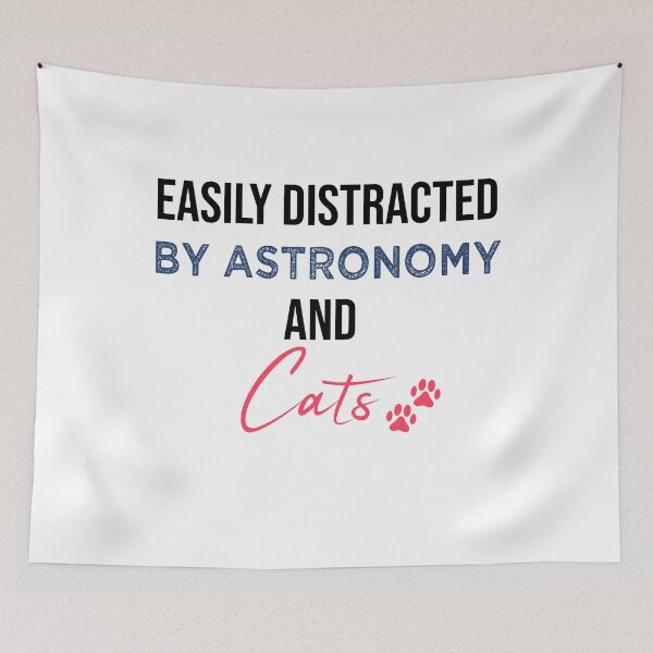 Item preview, Easily Distracted By Astronomy And Cats designed and sold by Mehdi Art.