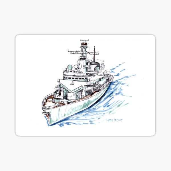 Item preview, HMS Kent designed and sold by bethfrostart.