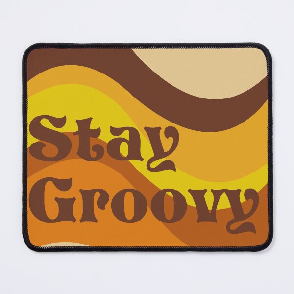 Item preview, Stay Groovy | 1970s inspired Funky Retro Graphic art | 60s mod print pattern Illustration designed and sold by TiggsDesigns.