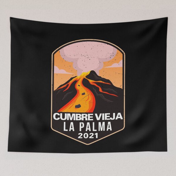 Item preview, Cumbre Vieja  La Palma Mountain Volcano Erupted designed and sold by TravelHappiness.