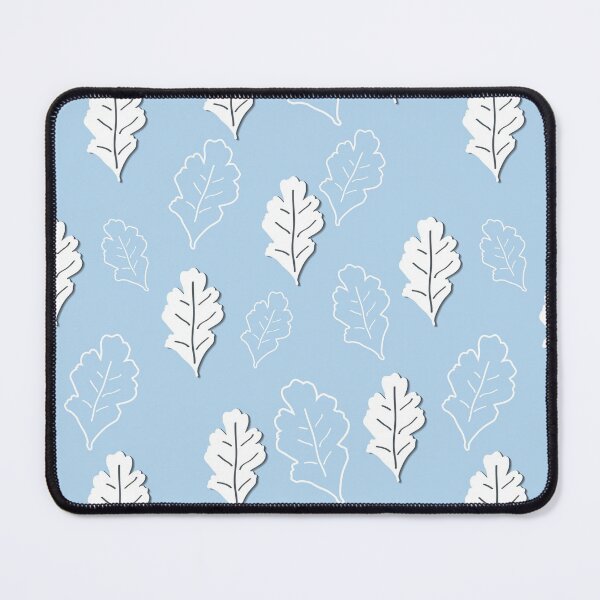 Item preview, Leaves on patel blue designed and sold by irisman.