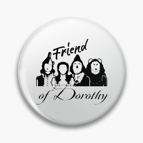 Artikelvorschau, Freund von Dorothy - Schwarz entworfen und verkauft von TWPCdesigns.