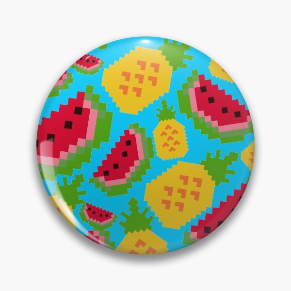Item preview, Tropical Fun Pixelated Pattern designed and sold by simpleones.
