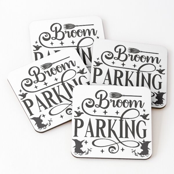 Item preview, Broom Parking For Halloween - Spooky Halloween designed and sold by Vero De.