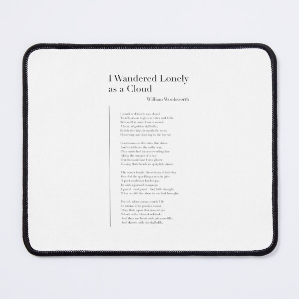 Item preview, I Wandered Lonely as a Cloud by William Wordsworth designed and sold by wisemagpie.