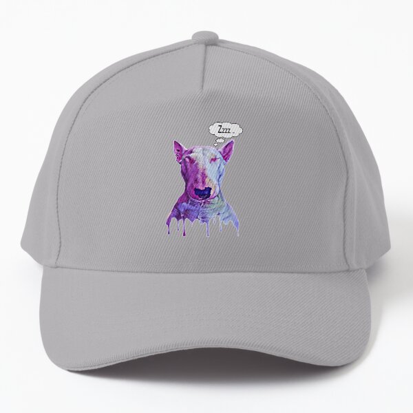 Sleeping Bullterrier Baseball Cap