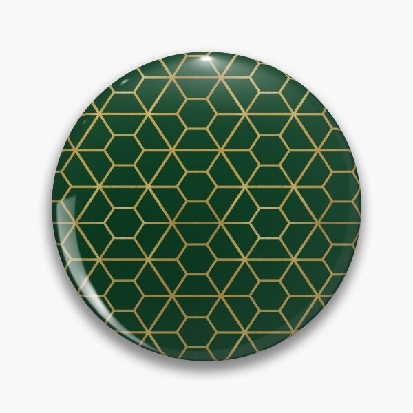 Item preview, Ice Crystal Facets // Emerald designed and sold by The Wellington Boot.