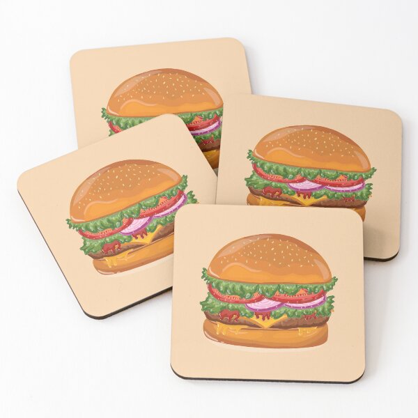 Item preview, Cheese burger  designed and sold by Purplepugprints.